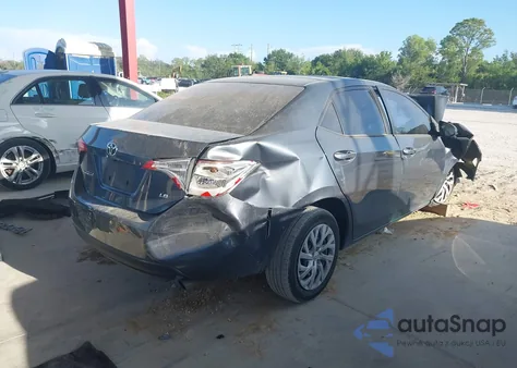 2018 Toyota Corolla Le из США, поврежденный, VIN 5YFBURHE9JP843722